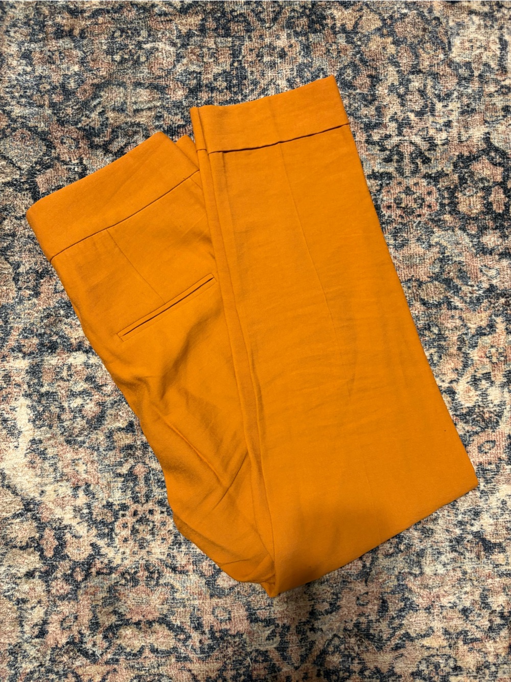 Mango Suit Orange Pants